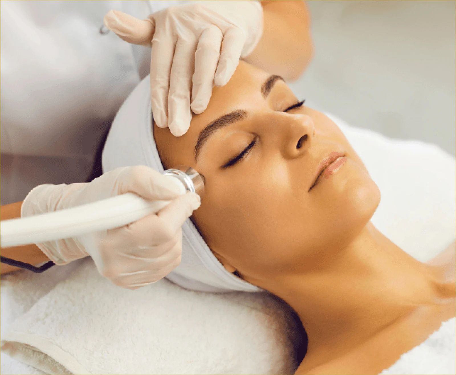 Radio frequency facial treatment